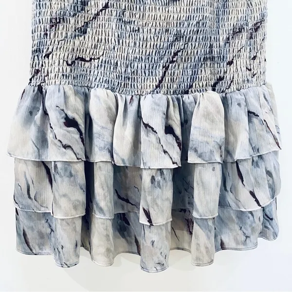 Amanda Uprichard deep V-neck ruffle mini dress - Image 8