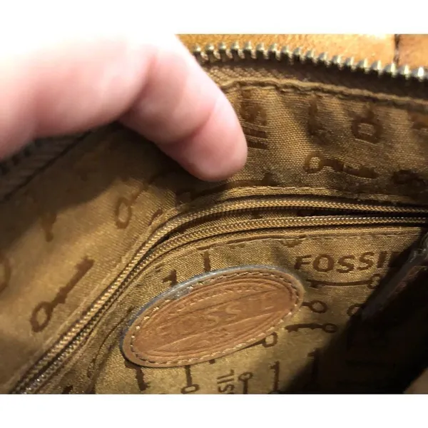 FOSSIL leather purse bag crossbody - Image 3