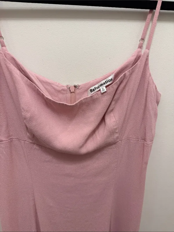 Reformation Pink Liya Dress - Image 3