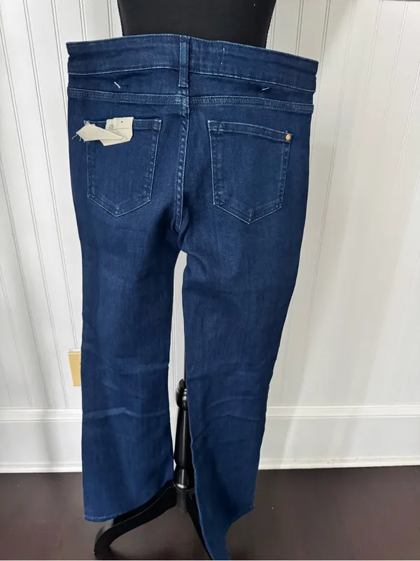 NEW Pilcro The Icon Low Rise Flare Jeans in Dark Blue~ Size 28 - Image 5