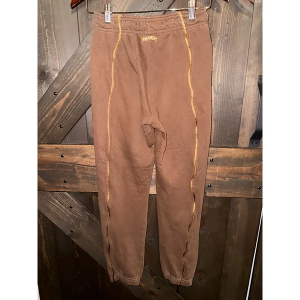 Nike Air‎ Women's Sz XS Joggers Standard fit mid rise Sweatpants Brown EUC - Image 3