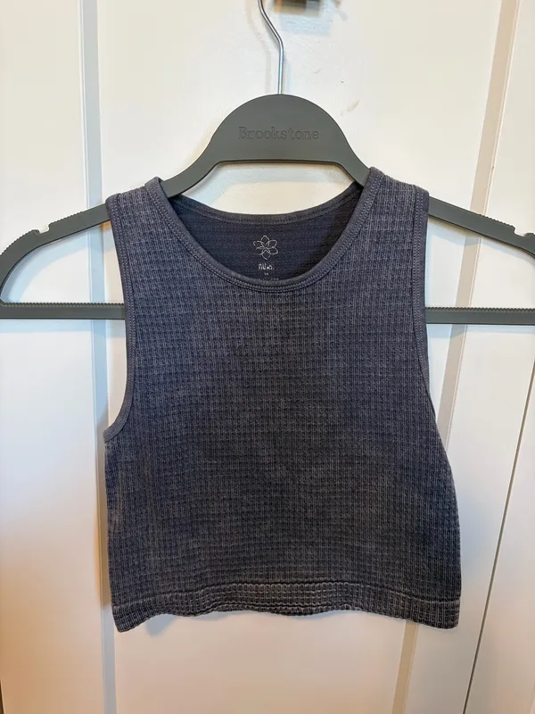 Ribbed halter Gray - Image 2