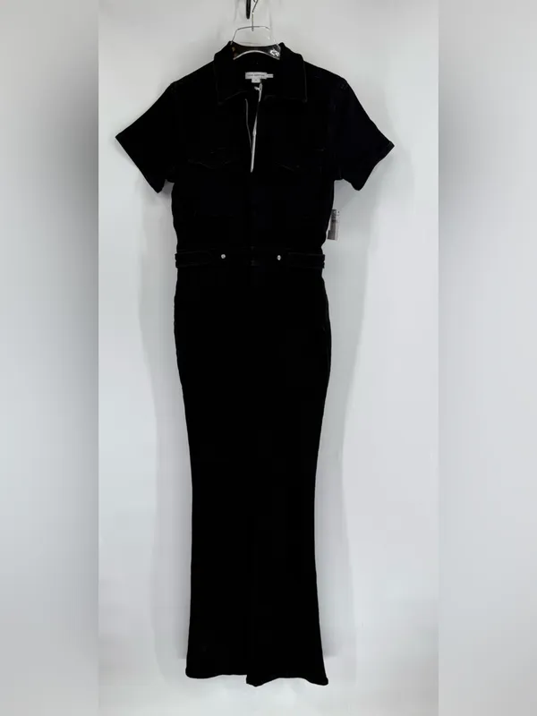 Good‎ American Black Good American Denim Jumpsuit size large NWT - Image 3