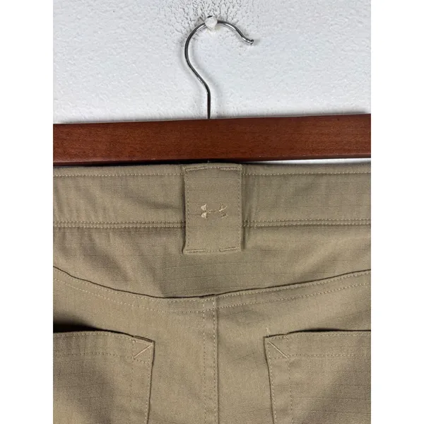 Under Armour Pants Womens 4 Loose Fit Tan Tactical Utility Outdoor Hiking - Image 8
