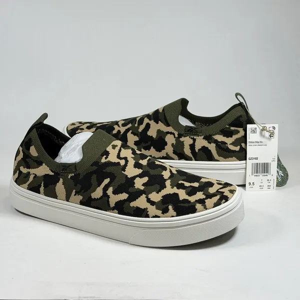 Reebok Size-9.5 Womens Onlux Slip On‎ Camo Tennis Sneakers GZ3102 - Image 2