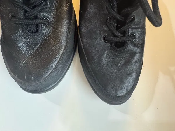 Bloch Women’s Bloch Hammer Black Leather Lace-Up Tap Shoes - Image 10