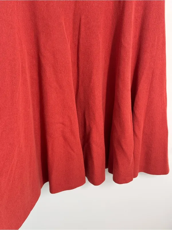NWT Peruvian Connection Poppy Julep Skirt Coral Midi Pima Cotton XL - Image 11