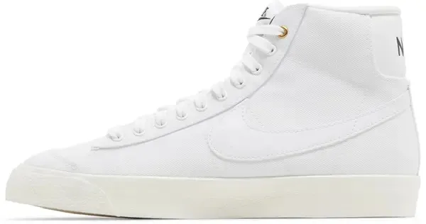 Nike Blazer Mid '77 Canvas "Triple White" (Women's US 8.5 / EUR 40) - DX5550-100 - Image 9