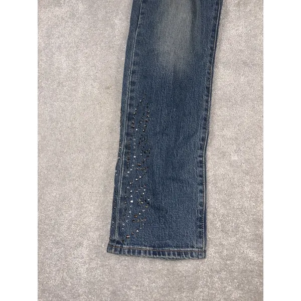 levis 501 curve jeans bedazzled designed jeans nwt 24x30 - Image 3