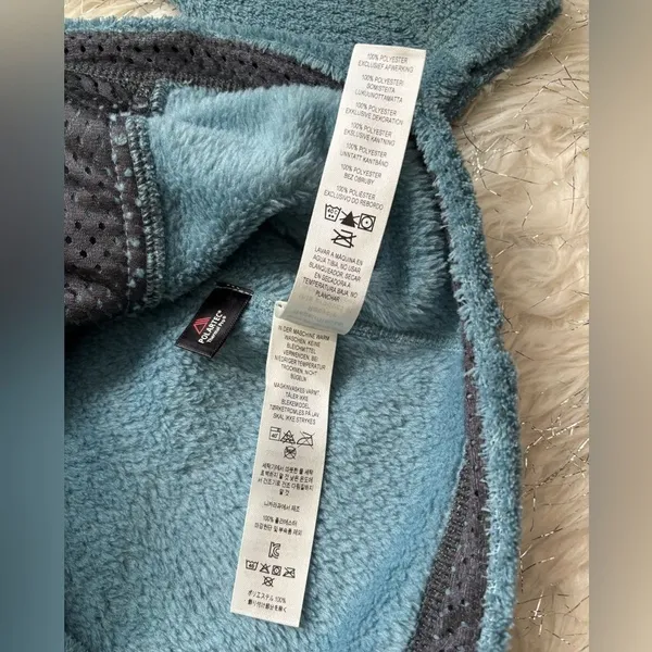 Patagonia Abalone Blue Women’s Re-Tool Snap T Fleece Pullover Jacket Size S - Image 10