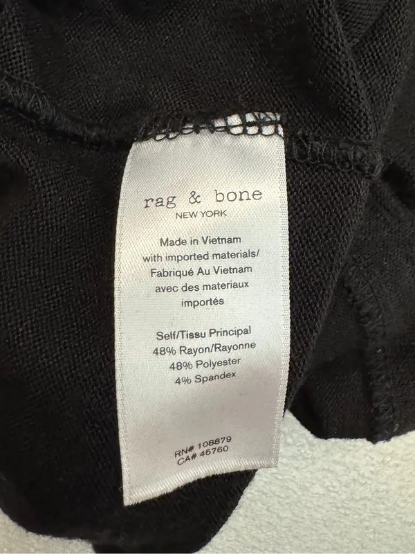 rag & bone crewneck Sweater with open neck back - Image 3