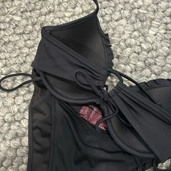 Victorias Secret Black Mini Bikini Set Size Small‎ - Image 5