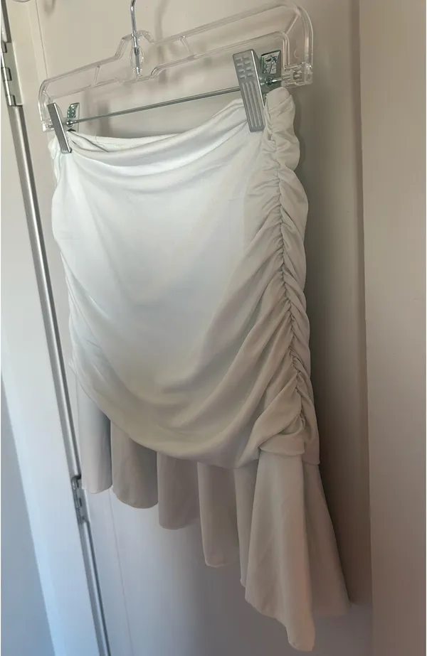 Princess Polly Mini Skirt White - Image 2