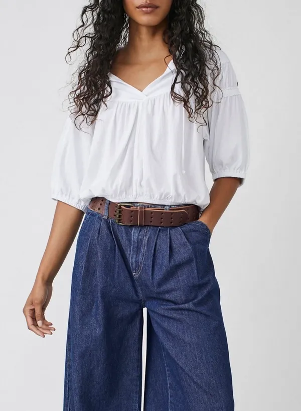 Free People Peasant Blouse - Image 10