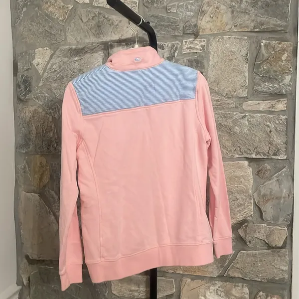 EUC Vineyard Vines Pink 3/4 Zip XS Cute! - Image 6
