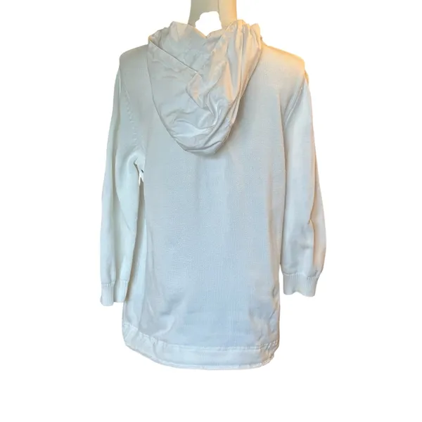 Ralph Lauren Active White Sweater Large Preppy Trendy - Image 3