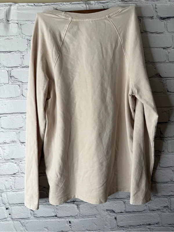 Disney Tan Walt Disney World Crewneck Sweatshirt with Castle Graphic size small - Image 4