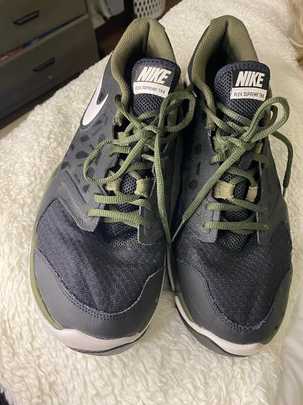 Mens Nike Flex Supreme Tr 4 Black Green Nike Flex Shoes Size 13 - Image 2