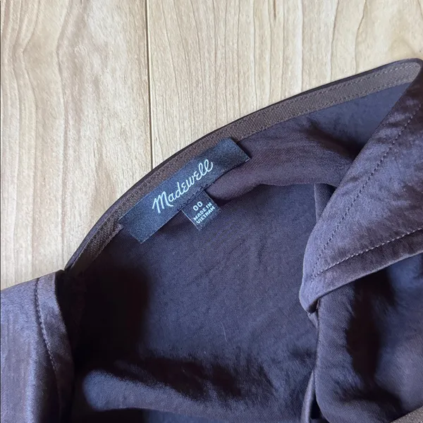 Madewell Satin Sleeveless Maxi Slip Dress - Image 3