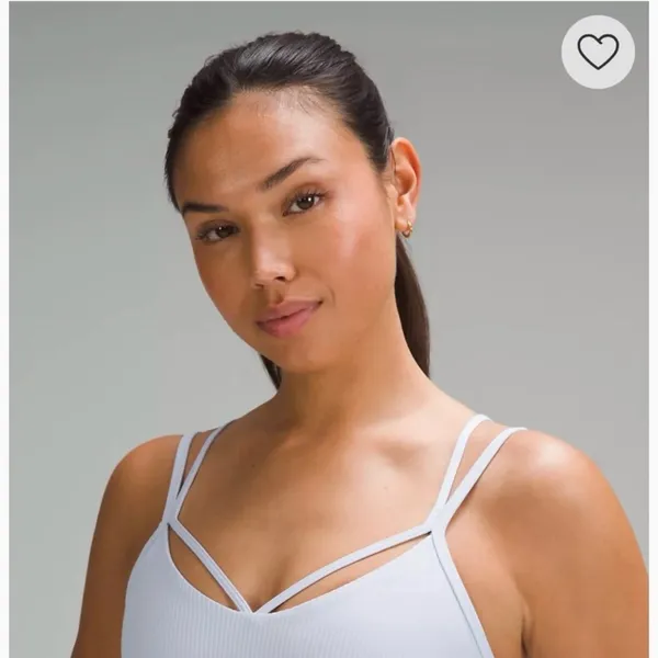 Lululemon Athletica White Strappy Sports Bra - Image 4