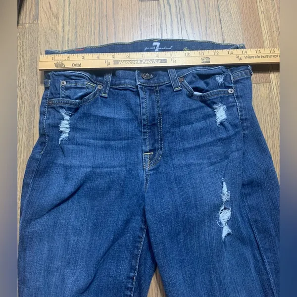 7 for all mankind the skinny Jean distressed - Image 4