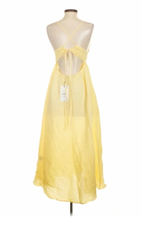 Zara Yellow Maxi Dress - Image 2