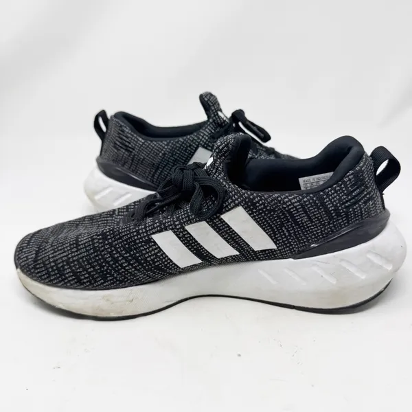 Adidas Swift Run 22 Men’s Running Shoes Size 7 Black Gray White GW8180 - Image 3