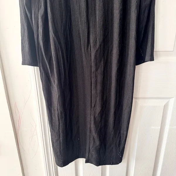 Free People Beach Black Endless Summer Aster Collar Midi Tunic Dress Large - Image 10