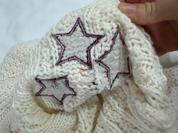 Taylor Swift Red (Taylor's Version) Star Patch Cardigan M/L Official - Image 5