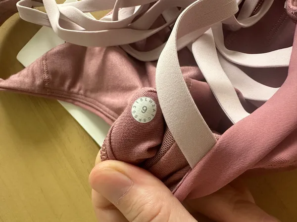 Lululemon Free To Be Moved Bra Quicksand / Porcelain Pink 6 - Image 4