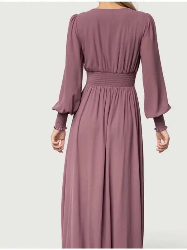 Baltic Born NWT Olivia Maxi Dress in Vintage Plum- Size 3X - Image 2