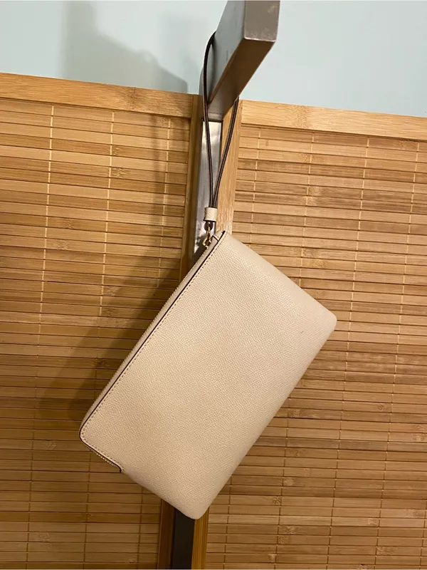 Coach Large Corner Zip Wrislet Wallet Chalk 3888 clutch wristlet - Image 4