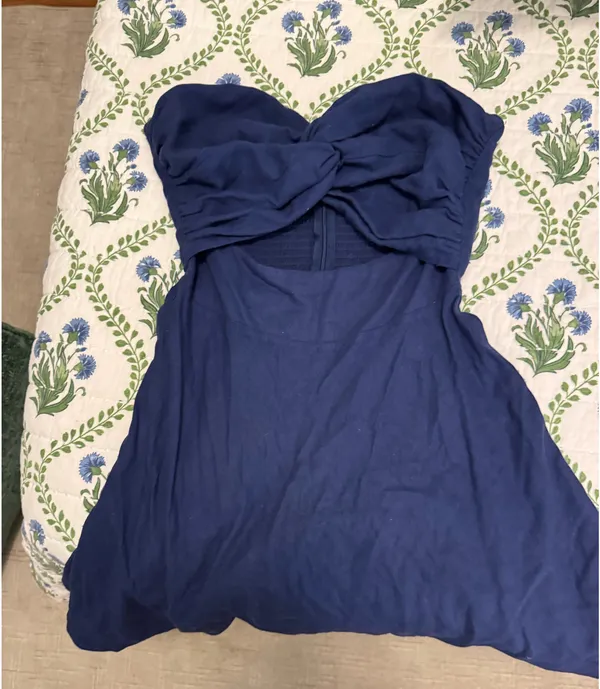 Navy Mini Dress - Image 2