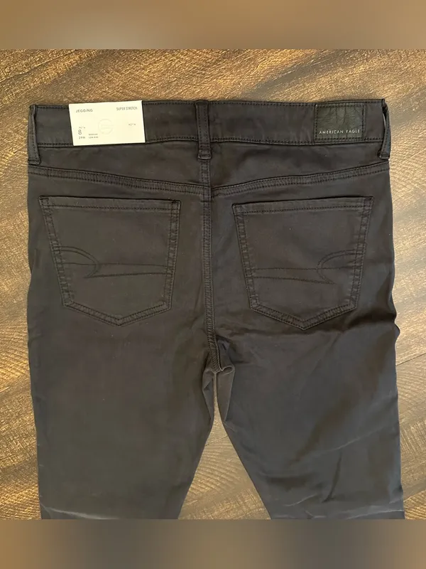 NWT American Eagle Super Stretch Black Jeggings-Size 8 (30x28) - Image 13