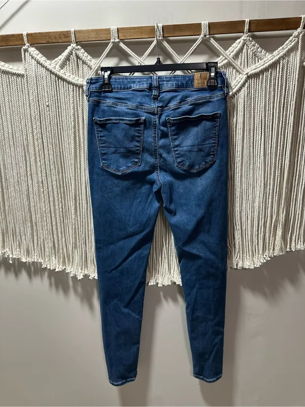 American Eagle Outfitters Blue Skinny Jeans - Image 5