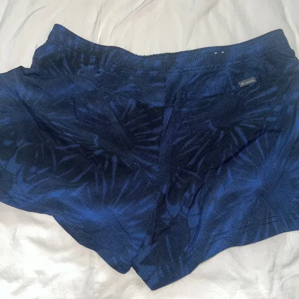Women's Columbia Running Shorts Blue L 3" Sandy River II Printed Lapis Blue - Image 4