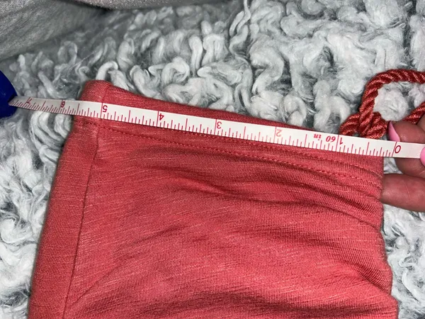 Gymshark Lounge Joggers Coral/Reddish Color With Drawstrings - Image 2