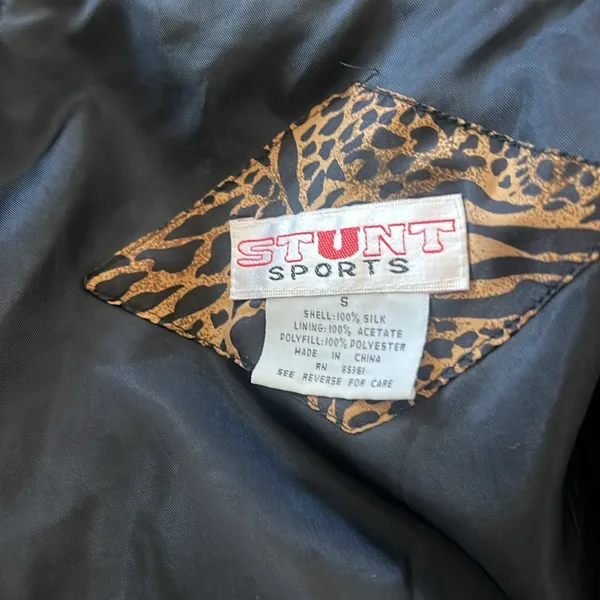 VTG Y2K Women Animal Print oversized Jacket Size S - Image 4