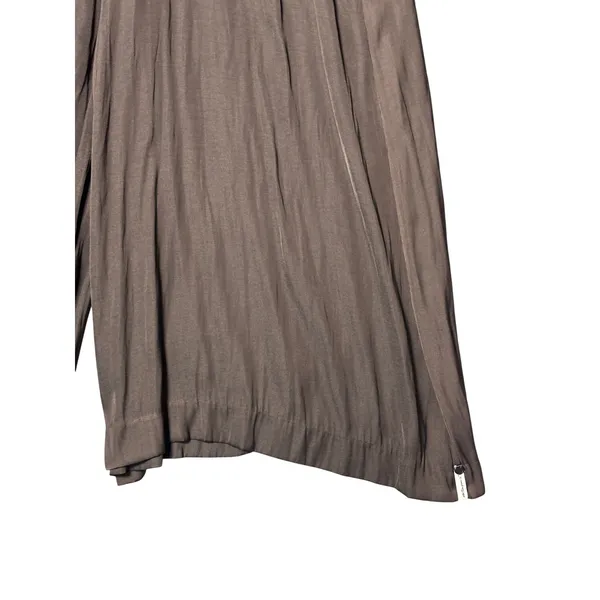 One X One Teaspoon Womens Jumpsuit XS Brown Wide Leg V-Neck Backless Minimalist - Image 3