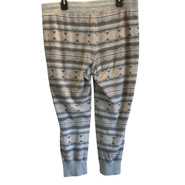 Eddie Bauer pink and grey thermal pajamas set XL lounge sleepwear - Image 7