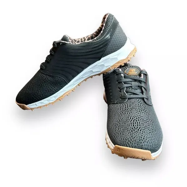 New Balance Women Sz 6.5 Fresh Foam Breathe Golf Shoes Black/Animal NBGW4002BKA - Image 5