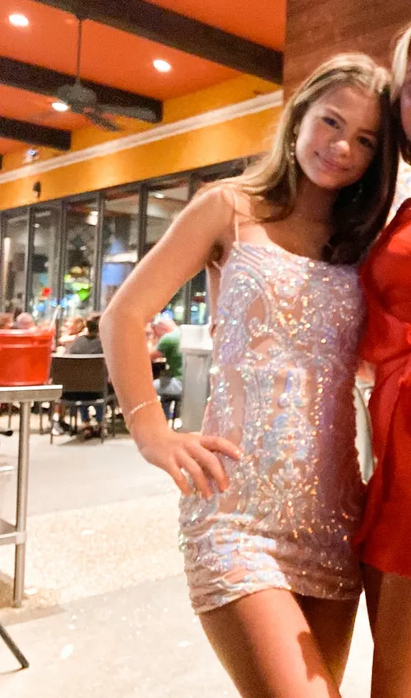 Sequin Lucy in the Sky Iridescent Dress Bodycon - Image 3