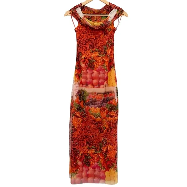 Zara Off Shoulder Dress Chili Pepper Bodycon Dress Small NWT - Image 2