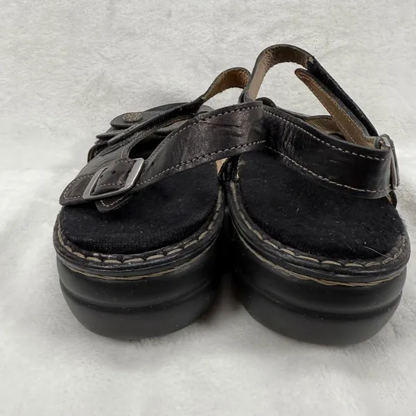 Finn Comfort Leather Sandals Adjustable Straps Comfort‎ Germany Black Sz 38 US 7 - Image 7