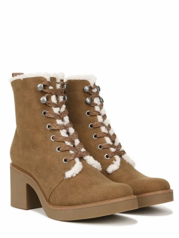 NWT LifeStride Heels LifeStride | Rhodes Cozy Boot Sherpa Lined Suede Leather - Image 5