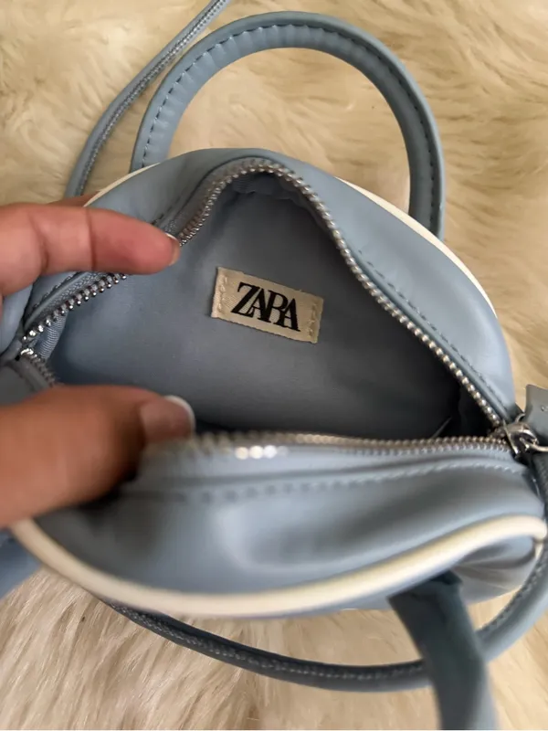 ZARA Mini Crossbody Bag in Light Blue - Image 5