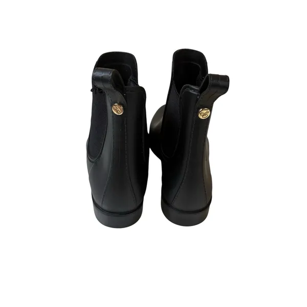 Sam Edelman Tinsley Rain Boots Matte Black Womens Size 5 Neutral Minimalist‎ - Image 3