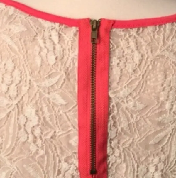 Monteau Los Angeles for Urban Outfitters Cream Lace Top - Image 4