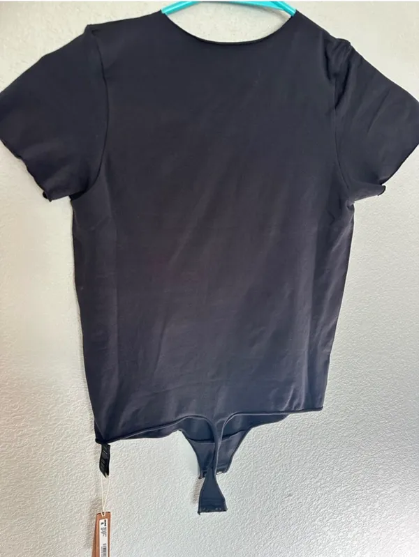 NWT SKIMS Onyx T-Shirt Bodysuit - Image 2