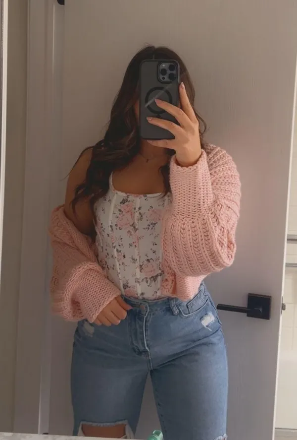 SHEIN pink sweater - Image 3